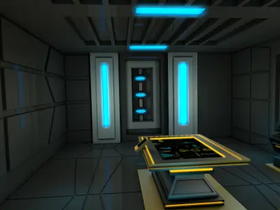 Control Room 3D model