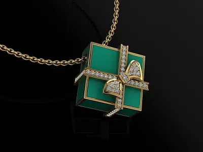 Gift Pendant 3D print model