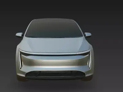 Futuristic Electric Concept Car High Quality Stylized 3D Model 3D model