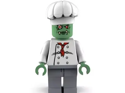 Zombie Chef 3D model