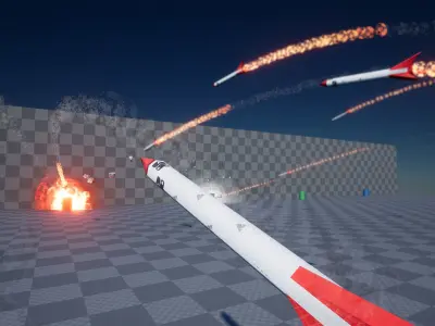 Explosion Pack 1 - Nature Elements - Unreal Engine 4 Low-poly 3D model