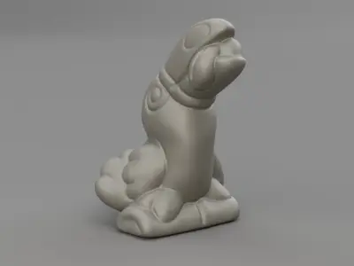 Ceramic Toucan parrot 3D print model