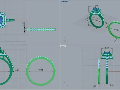 ring code 40 3D print model