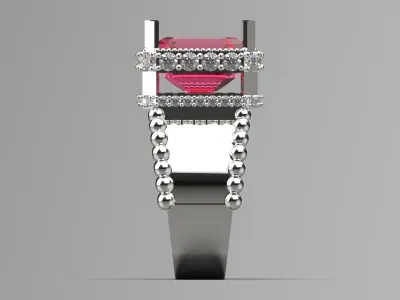 woman luxury ring jr00168 3D print model