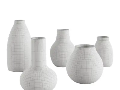 Set ceramic decorative 2 3D model