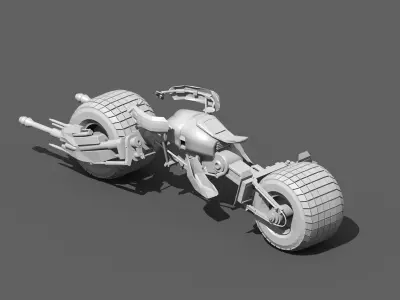 batpod  batman 3D print model