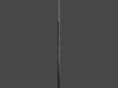 Streetlight street lamp Low-poly 3D model