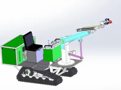 Apple picking concept car 3D model