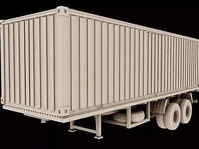 CONTAINER TRUCK 3D print model