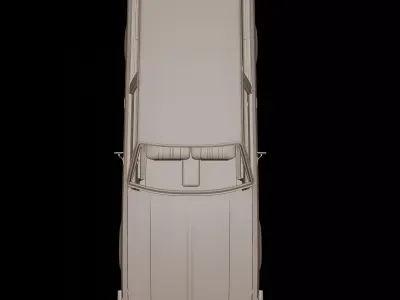 Chevrolet malibu classic 1980 two doors wagon 3D print model