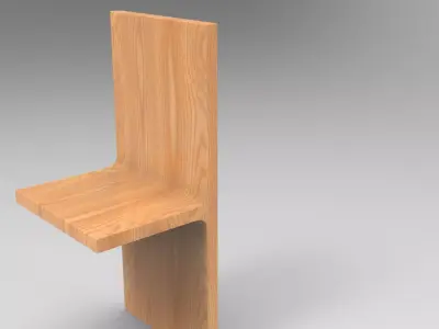 Nugre Table Low-poly 3D model