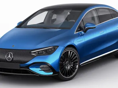 Mercedes EQE 2023 3D model