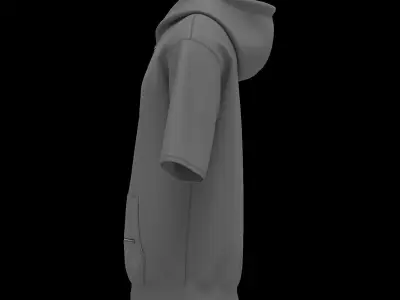 Male hoodie 3D model
