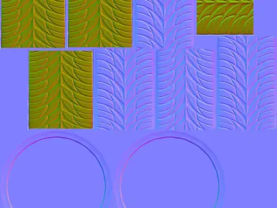 Dodge Challenger Low-poly 3D model