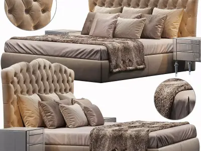 BED EGOIST LETTO DV HOME COLLECTION 3D model