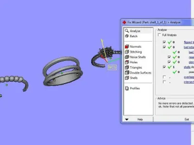 Women Ring 21 3D print model purchase