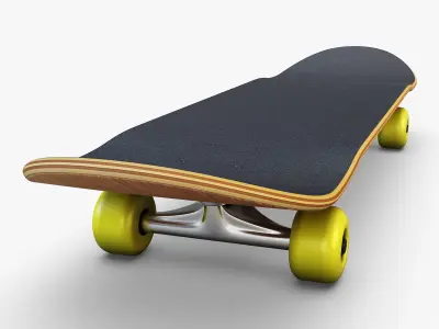 Skateboard v 2 3D model