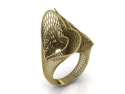 Ultra Vision Ring Jewelry 3D print model 31