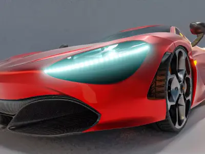 MClaren 720s 3D model buy