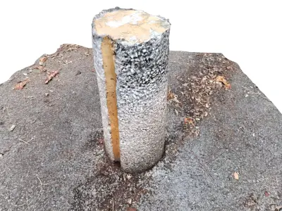 Mosaic Car Stop 3D model