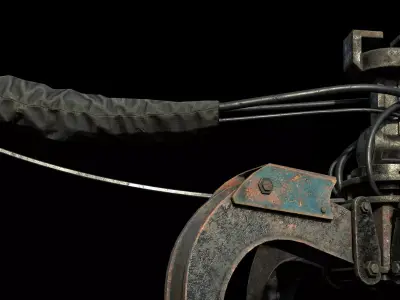 Crane Arm Low-poly 3D model