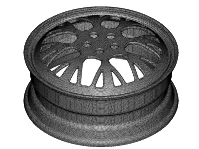 Premium Truck Rim 3D print model