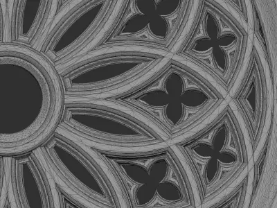 Gothic Tracery 3 3D print model