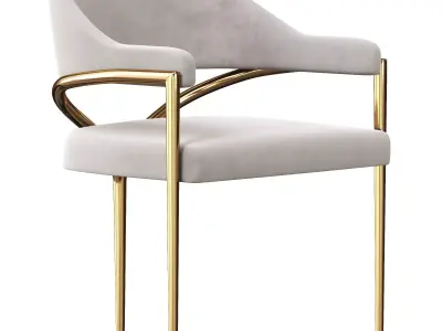 Christmas Decoration Ideas With Boca do Lobo Armchair 3D model