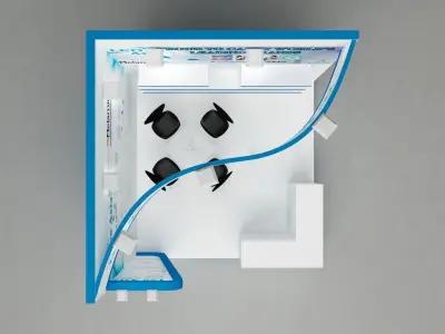 Exhibition stand design  3D model