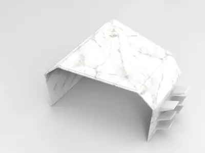 Sazy Coffee Table Low-poly 3D model