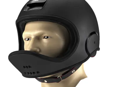Motorcycle Helmet 3D model