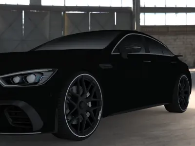 Mercedes-AMG GT 4-Door Coupe by Brabus 3D model