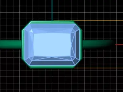Blue Sapphire Rings 3D print model