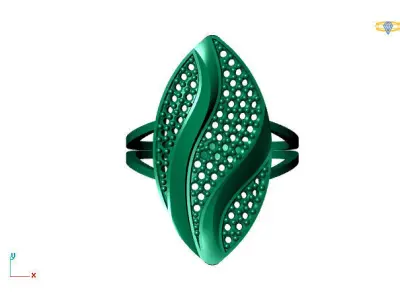 Women Ring STL Womens Ring 3d models 3D print model 3D print model 7
