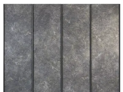 Decorative Rock Wall Panel 5 3D model