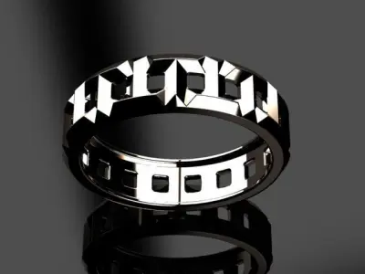 TIFFANY RING 3D print model