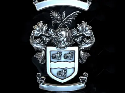 Alliedis coat of arms 3D print model