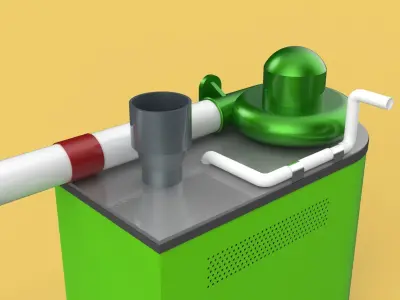 MIST HUMIDIFIER AIR FOG AGRICULTURAL FARM COOLING SYSTEM 3D model