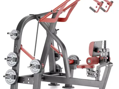 Gym Equipment  FREEWEIGHT SPECIAL SUPER HIGH ROW 3D model