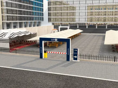 parking event  3D model