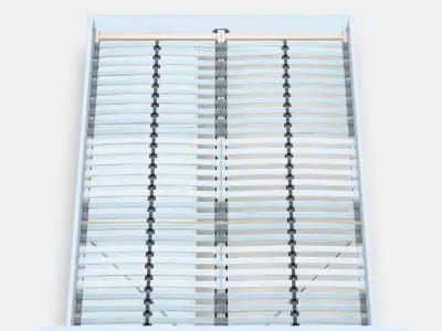 SONGESAND Bed frame with 2 storage boxes Low-poly 3D model