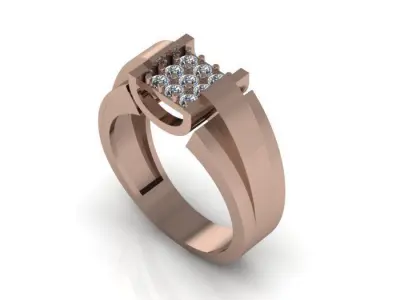 man ring 3D print model