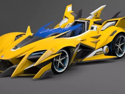 Race Car 3d Model 3D model