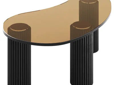 Modern Black Coffee Table 3D model