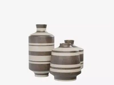 Decoration Vase 02 Low-poly 3D model