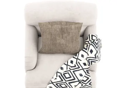 Luxury Classic Armchair 3D model