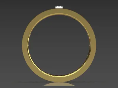 luxury man diamond ring mr0168 3D print model