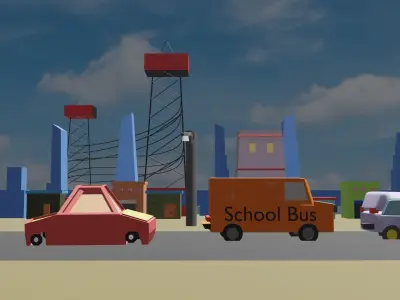 Industrial site 3D model