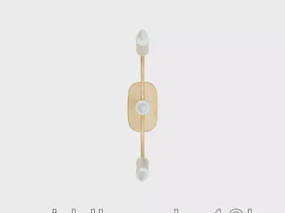 Minimalist Candelabra Modern Design model pack Low-poly 3D model