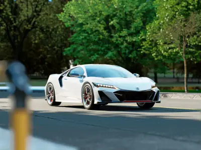 Acura NSX  2022 3DS MAX model  3D model